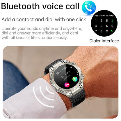 TH17 AMOLED ECG Blood Glucose Blood Pressure Heart Rate Bluetooth Voice Call Smart Watch