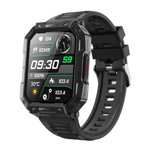 TH87 2.10-inch High-defnition Large Screen Blood Glucose Heart Rate Tracking Sports Bluetooth Health Smart Watch