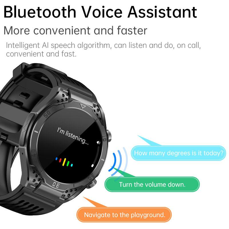 TH17 AMOLED ECG Blood Glucose Blood Pressure Heart Rate Bluetooth Voice Call Smart Watch