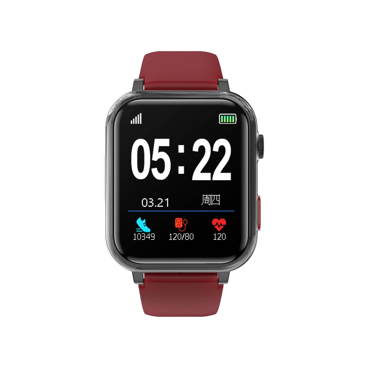 TH91 Fall Detection One-click SOS Call GPS Positioning Blood Glucose Texts and Receive Notification Health Smart Watch