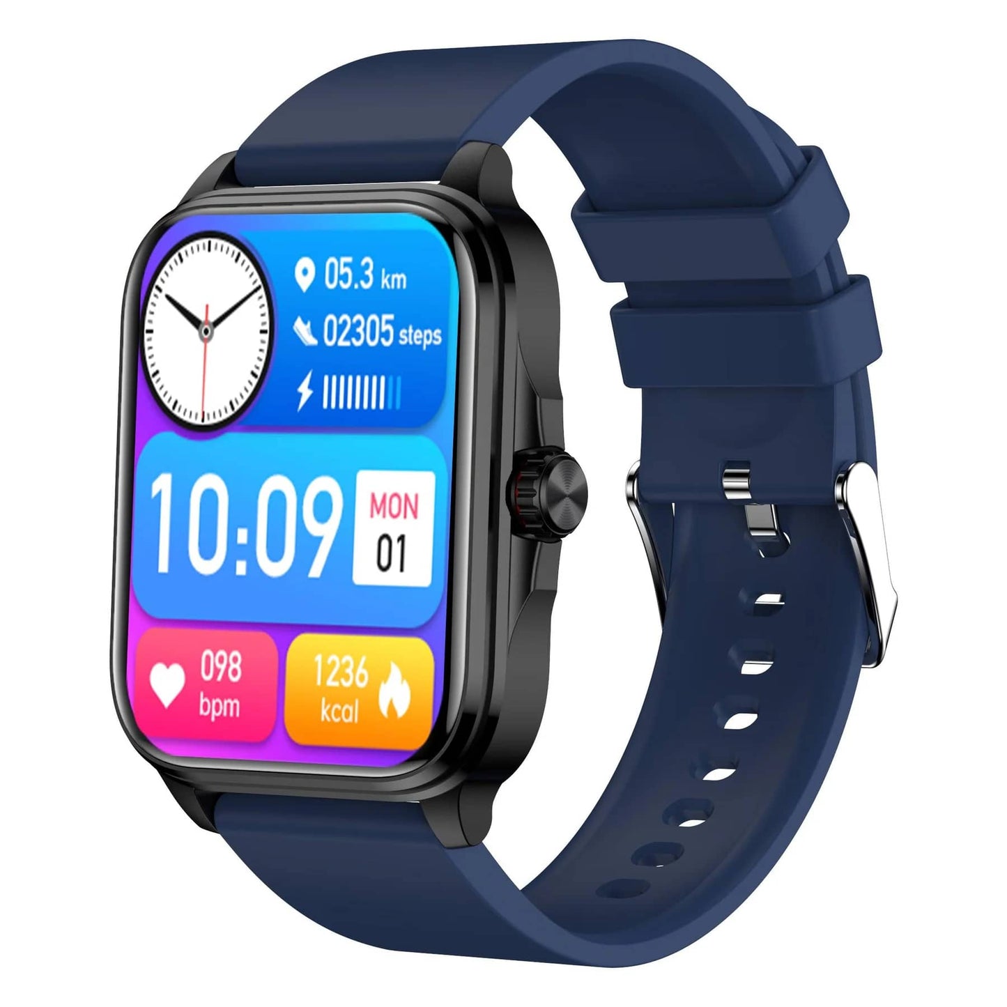 TH83 Large 1.91-inch Full-touch Screen Non-invasive Blood Glucose Fashion Health Smart Watch