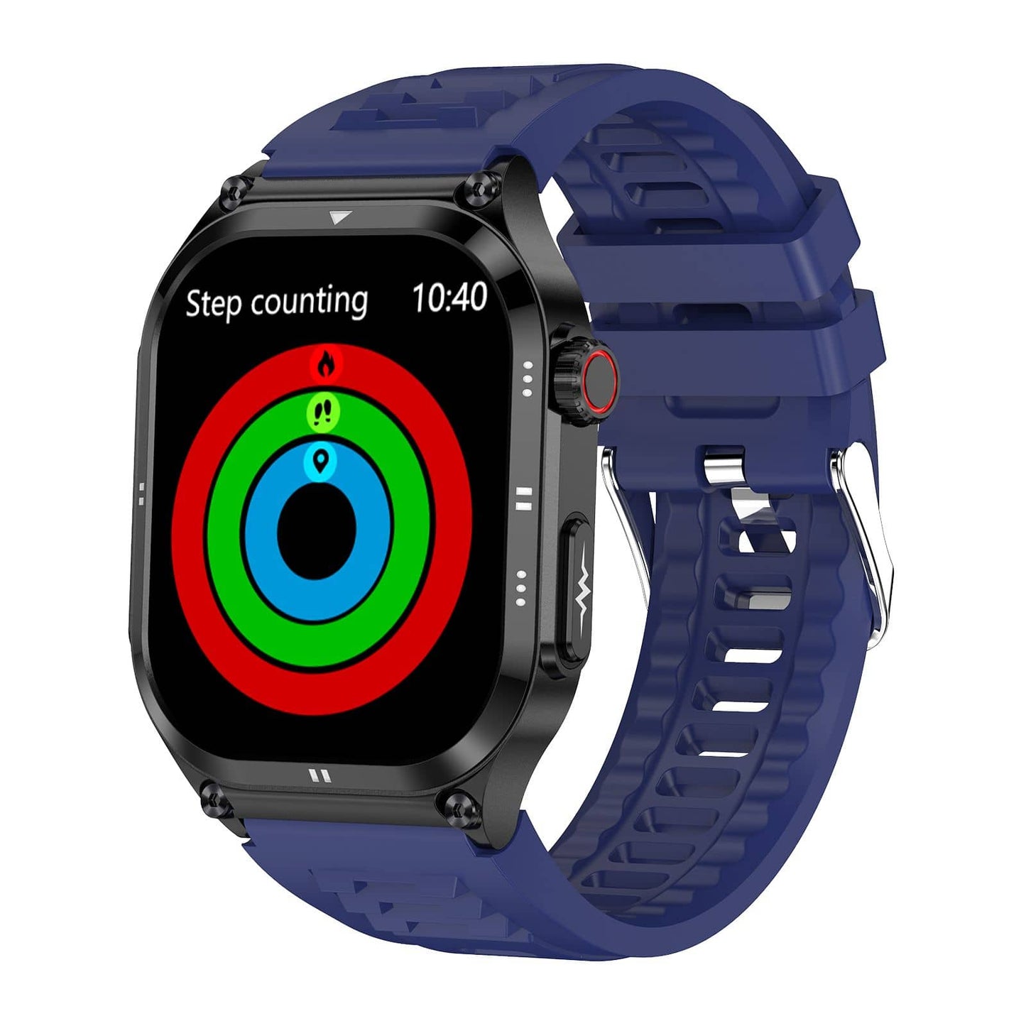 TH12 AMOLED Slim Blood Glucose Outdoor ECG/EKG Bluetooth Calls Health Measurement Smart Watch