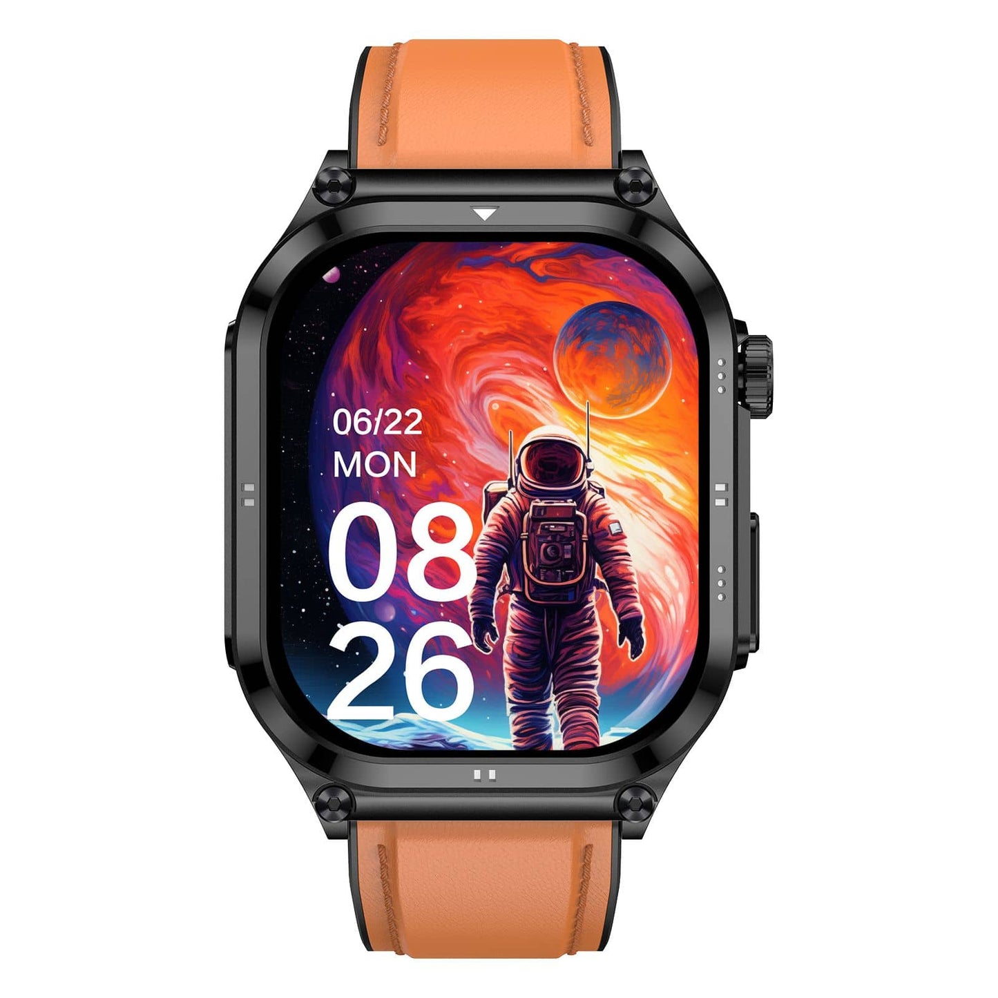 TH12 AMOLED Slim Blood Glucose Outdoor ECG/EKG Bluetooth Calls Health Measurement Smart Watch